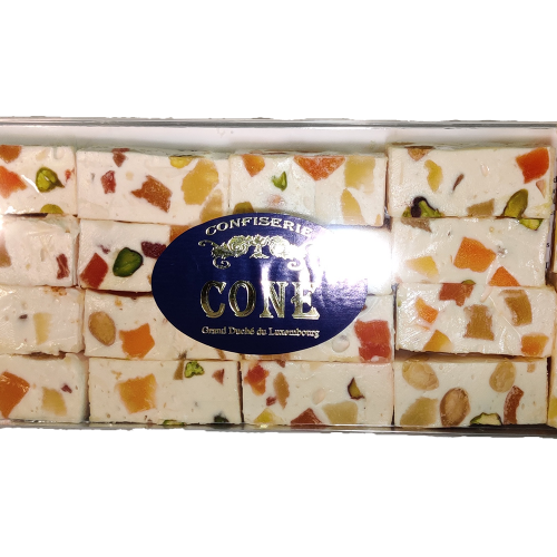 Nougat fruits confis extra tendre